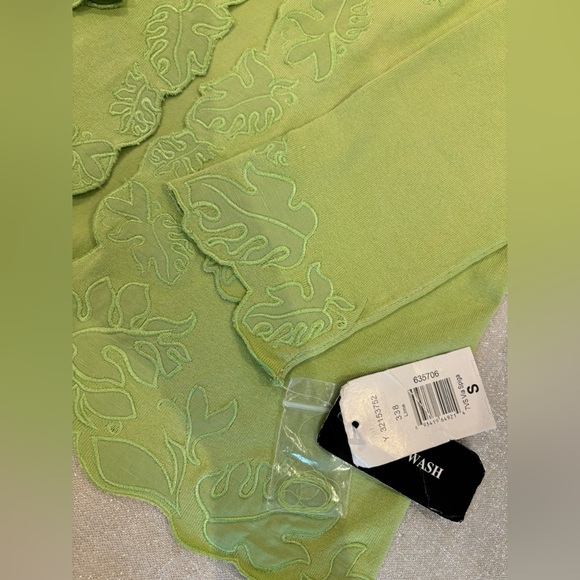 NWT embroidered silk blend cardigan - Picture 3 of 4